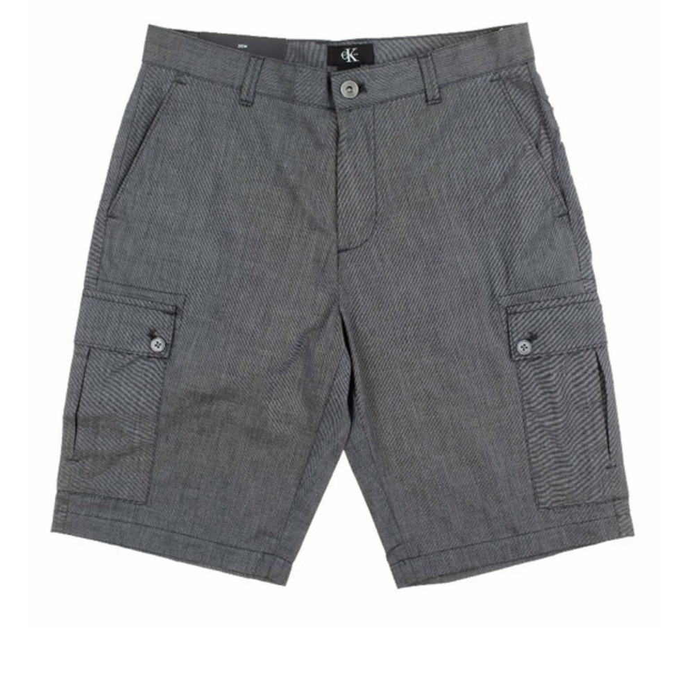 NEW Calvin Klein Mens Lifestyle Flat Front Cargo Shorts size 30